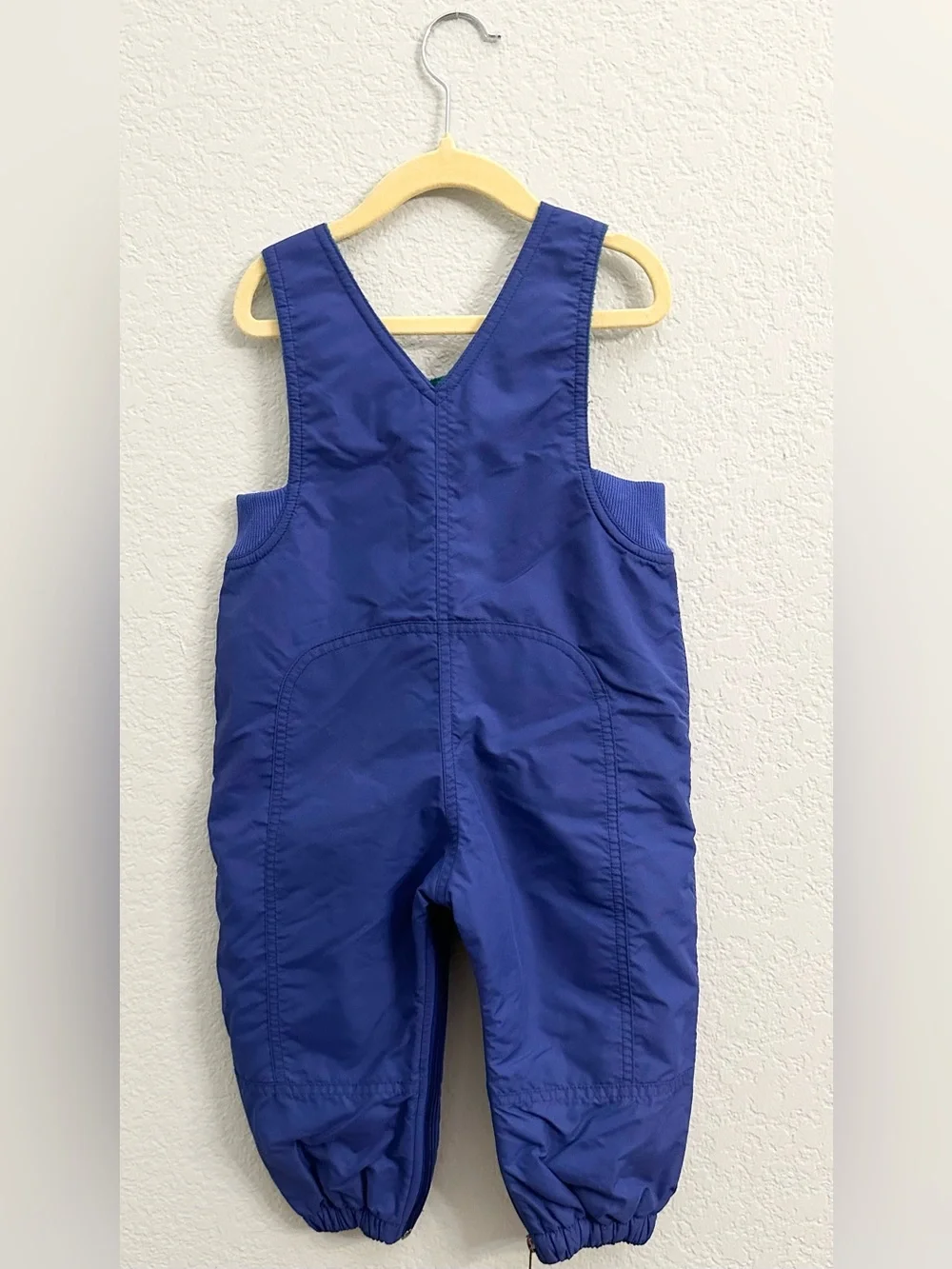 Vintage 1997 Patagonia Baby Snow Bib Overalls USA 18M Purple
